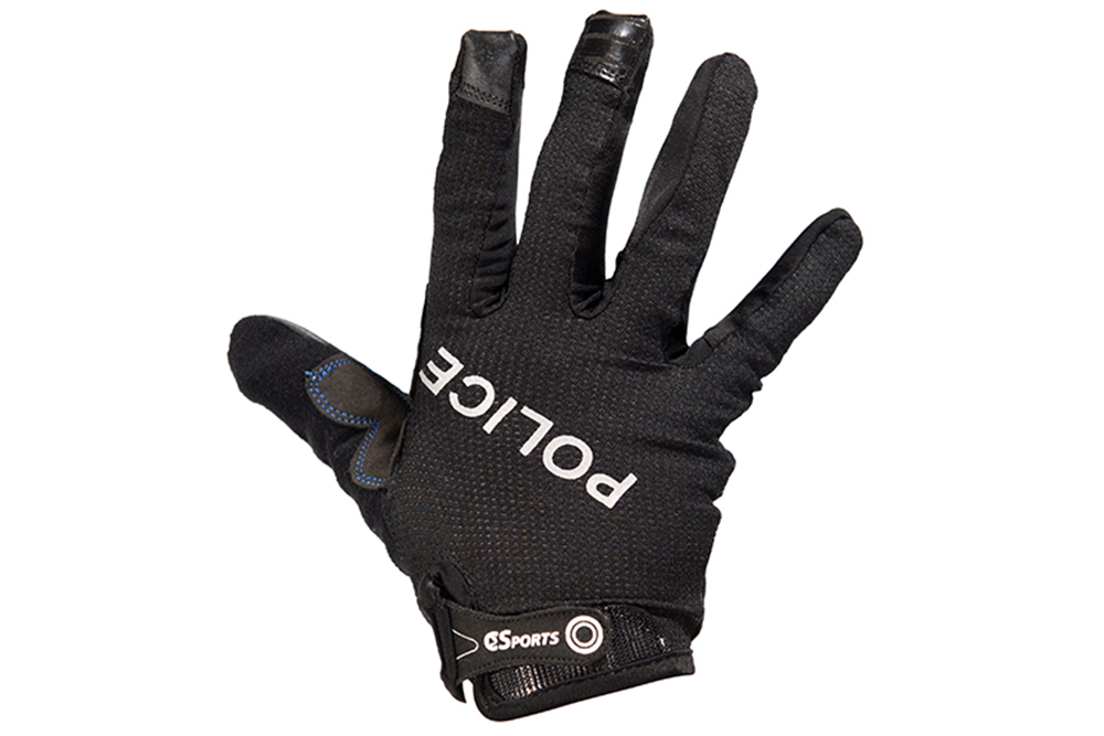 C3Sports Full Finger Police Bike Patrol Gloves with or Without POLICE Logos