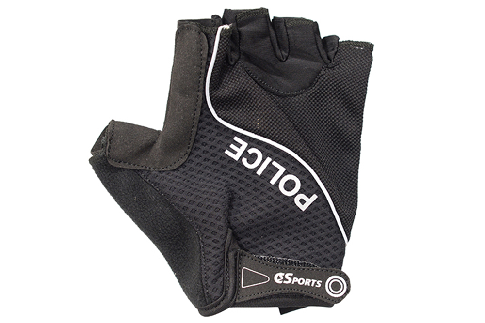 C3Sports Short Finger Police Bike Gloves with or Without Police Logos